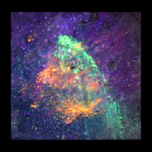 Little Gem Nebula GNC- 11.2022 Glowing under a Black Light