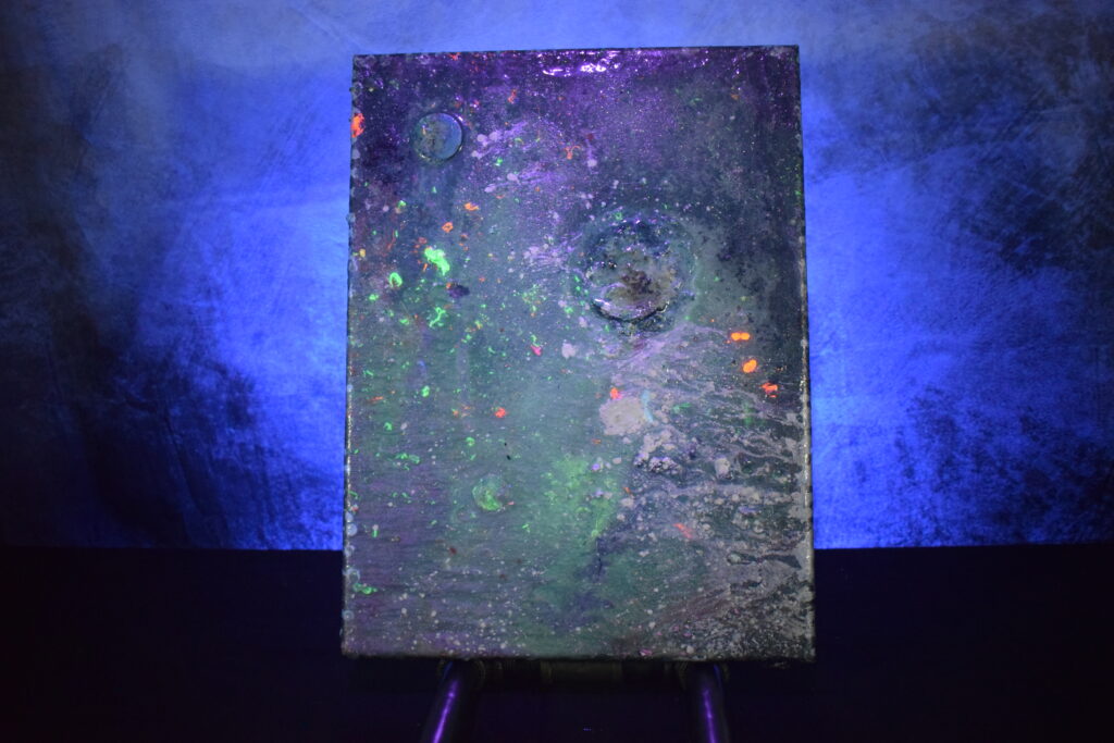 Jade Nebula GNC: 2.2016 under a blacklight 