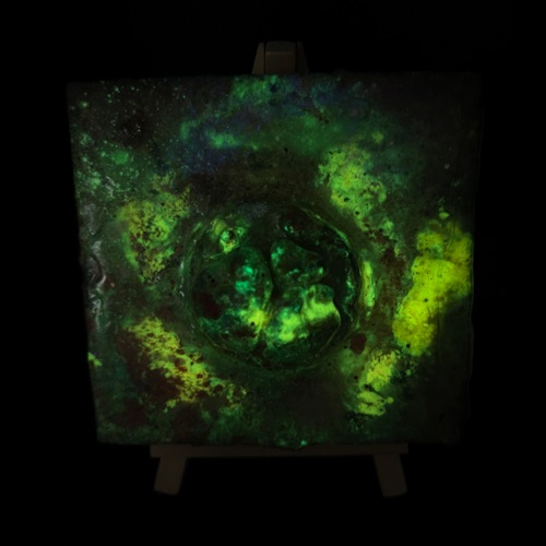 Brain nebula Glowing in the Dark